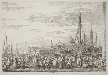 De markt op de Molo [linksboven]