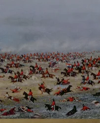 Slag bij Tuyuti, uit de schilderijen die de Oorlog van de Drievoudige Alliantie uitbeelden