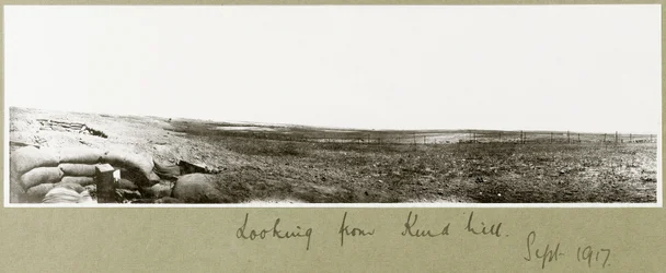 Kijkend vanaf Kurd Hill, september 1917