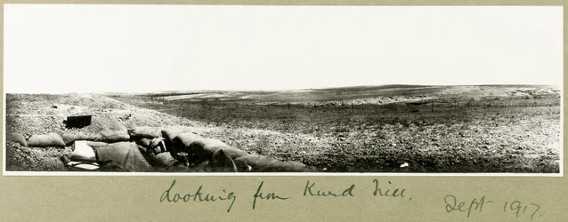 Uitzicht vanaf Kurd Hill, september 1917