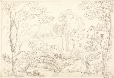 Brug bij Loweswater Kerk, 2 augustus 1835