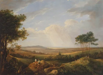 Landschap met figuren