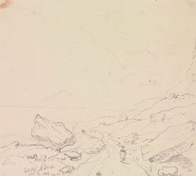 Aardverschuiving, Isle of Wight, 13 augustus 1829