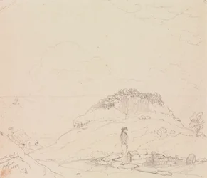 Op het strand bij Sandrock, 13 augustus 1829
