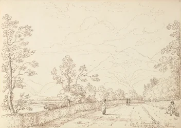 Op de Killarney Road naar Ross Castle, 4 September 1841