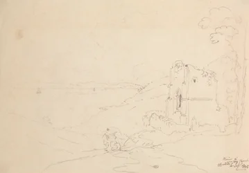 Ruïnes van Walton Church, Clevedon, 6 september 1845