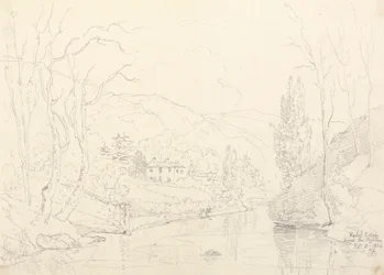 Rydal Cottage vanaf de Brug, 8 februari 1836