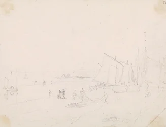 Schets van een Strandscène, Hastings