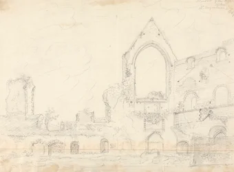 Raam van het hoofdaltaar, St. Augustinus
