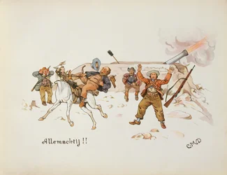 Allemachtij, uit The Leaguer of Ladysmith, 1900