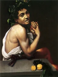 Zelfportret als Bacchus