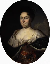 Portret van keizerin Catharina I, 1684-1727, 1717