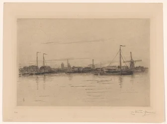 Gezicht op Dordrecht