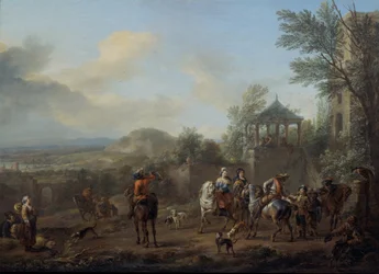 Vertrek voor de jacht