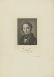 Portret van de chemicus Justus von Liebig, ca. 1840