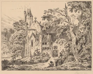 Het klooster in het bos