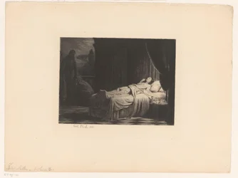 De Dood als dame, met aanbidder