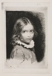 Portret van Clara Emilie Rose Bloch