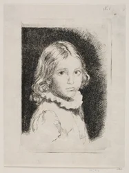Portret van Clara Emilie Rose Bloch