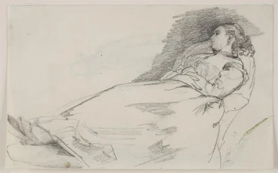 Slapende vrouw (Alma Bloch)