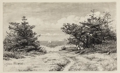 Uitzicht op de zee