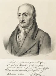 Portret van Johann Wolfgang von Goethe