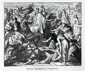 Konrad op weg naar de kroning, 1882