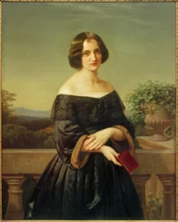 Marie Wiegmann / Schilderij van Carl Ferdinand Sohn