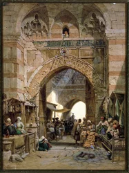 Bazaarscène, 1875