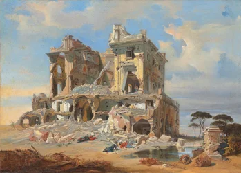 De Slag om het Casino dei Quattro Venti tijdens het Beleg van Rome, 1849