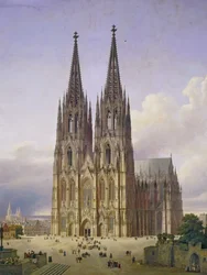 Ideaal uitzicht op de Dom van Keulen