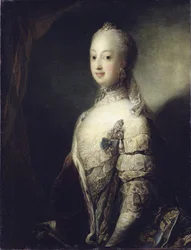Portret van Sophia Magdalena van Denemarken, koningin van Zweden