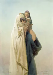 Een Koptische moeder, 1859