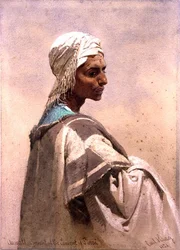 Auwatt, een dienaar in het klooster van Sinaï