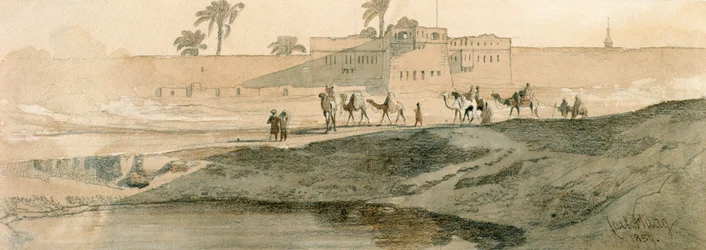 Buiten Bab il Cadit, Caïro, 1859