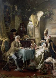 De schaakspelers, 1887