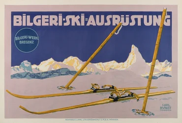 Bilgeri ski-uitrusting, ca. 1910