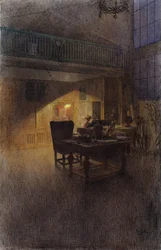 Aan de piano