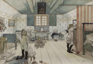 Mammas en de kleine meisjeskamer, uit de serie Een huis