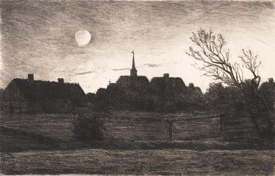 Hornbæk kerk, zomeravond