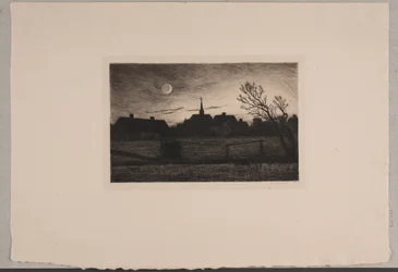 Hornbæk kerk, zomeravond