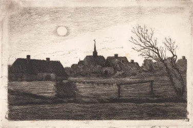 Hornbæk kerk, zomeravond