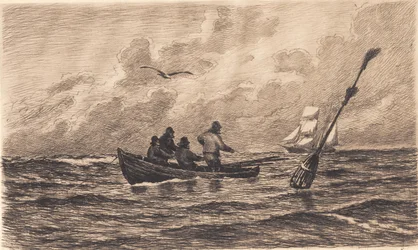 Aan de zuidoostkust van Skagen