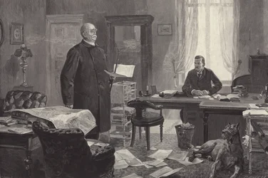 Bismarck dicteert zijn memoires