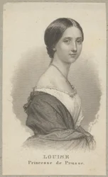Louise van Pruisen (ook: Louise van Mecklenburg-Strelitz, eigenlijk Louise Augusta Wilhelmina Amalia van Mecklenburg-Strelitz, 1776 Hannover - 1810 Hohenzieritz) - prinses van Mecklenburg-Strelitz, koningin van Pruisen als echtgenote van koning Frederik
