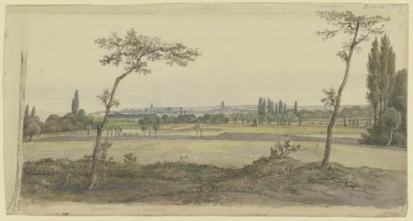 Gezicht op Frankfurt am Main