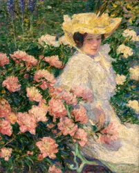 Portret van de vrouw van de kunstenaar, Helene