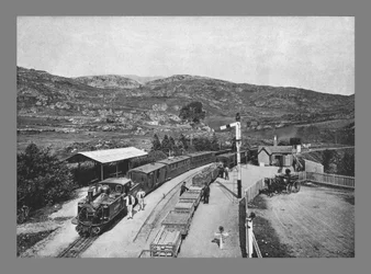 Ffestiniog Railway: Tan-Y-Bwlch Station, ca. 1900