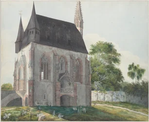 De Totenkapelle in Kiedrich, ca. 1814