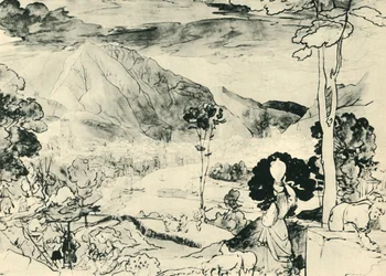 Uitzicht vanaf Trento, 1815, 1943